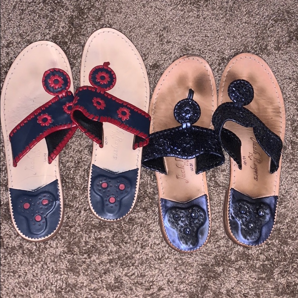 bundle of jack rodgers sandals